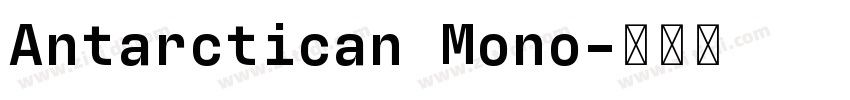 Antarctican Mono字体转换